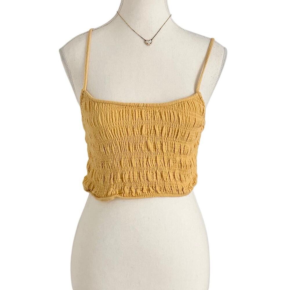 L.A. Hearts By Pacsun Cute 100% Cotton Butter Yellow Tank Size Medium